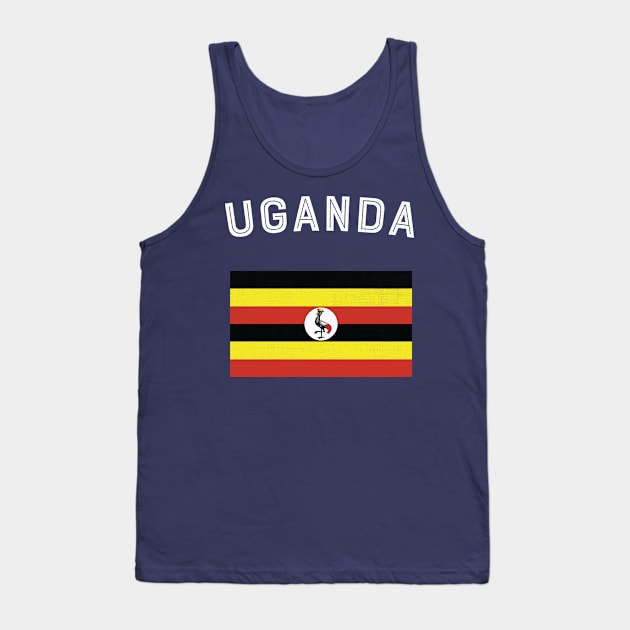 Uganda Flag Tank Top by phenomad